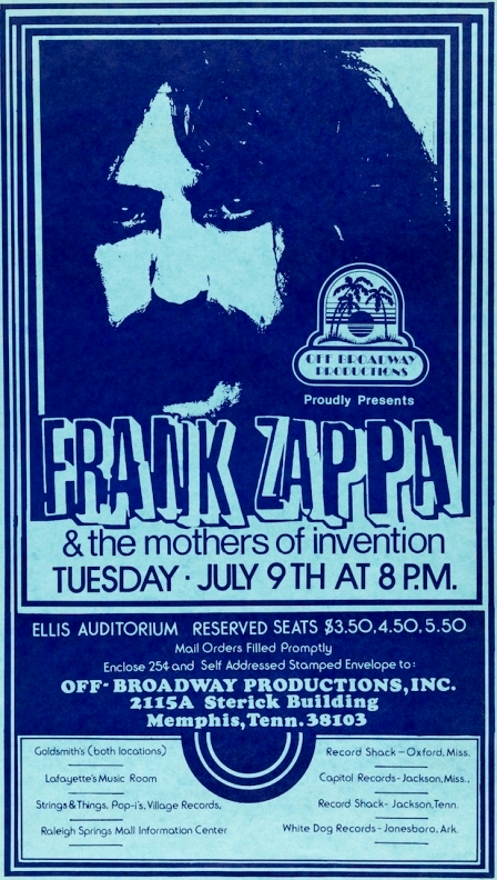 09/07/1974North Hall @ Ellis Auditorium, Memphis, TN